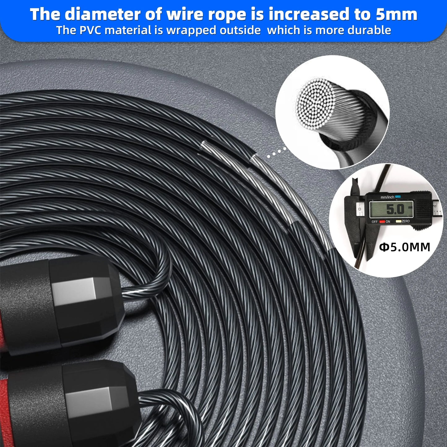 4 Pack Jump Ropes, Portable Adjustable Jump Ropes for Fitness, Anti-Skid Design, Tangle-Free Experience, Jumprope for Home School Gym