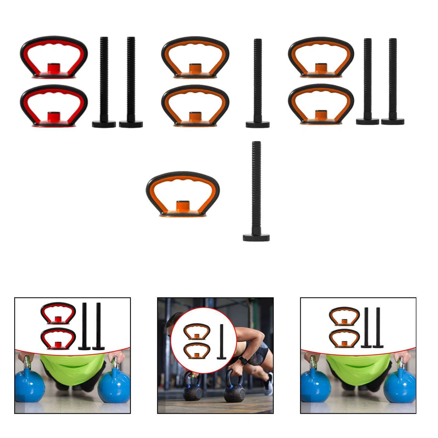 Kettlebell Handle Portable Kettlebell Grip for Gym Competition Gym Bag