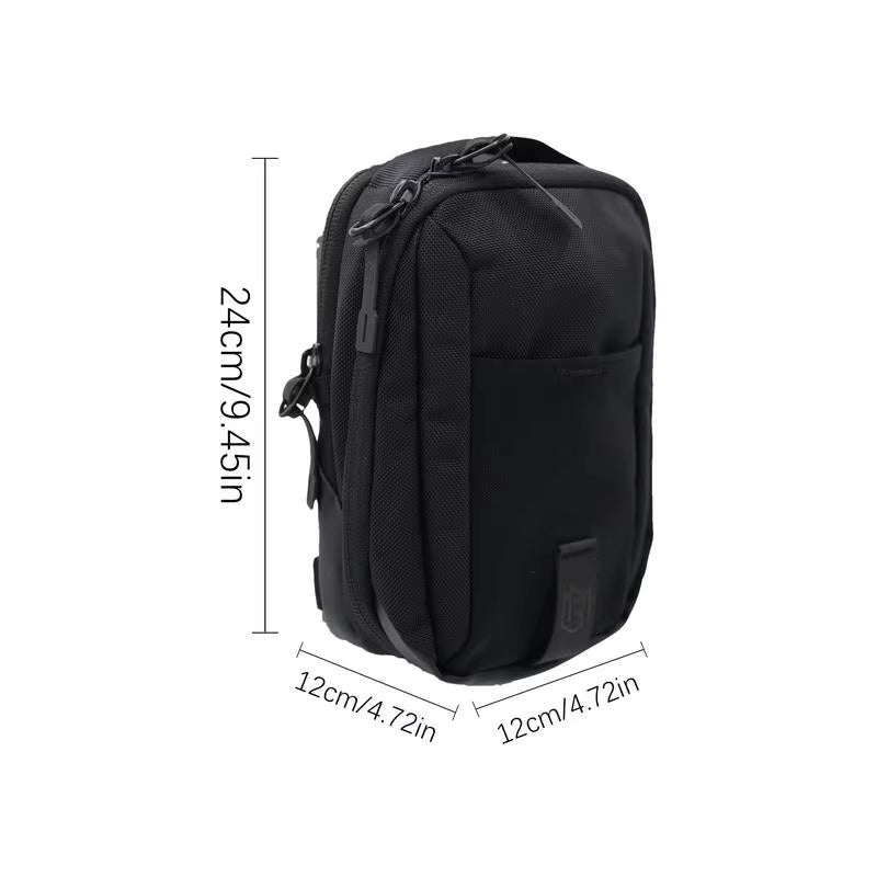 Magnetic GYM Phone Sling Bag for Men Women GYM Floor Organizer Sport Chest Crossbody Handle Pouch for Cards, Wallet, and Keys
