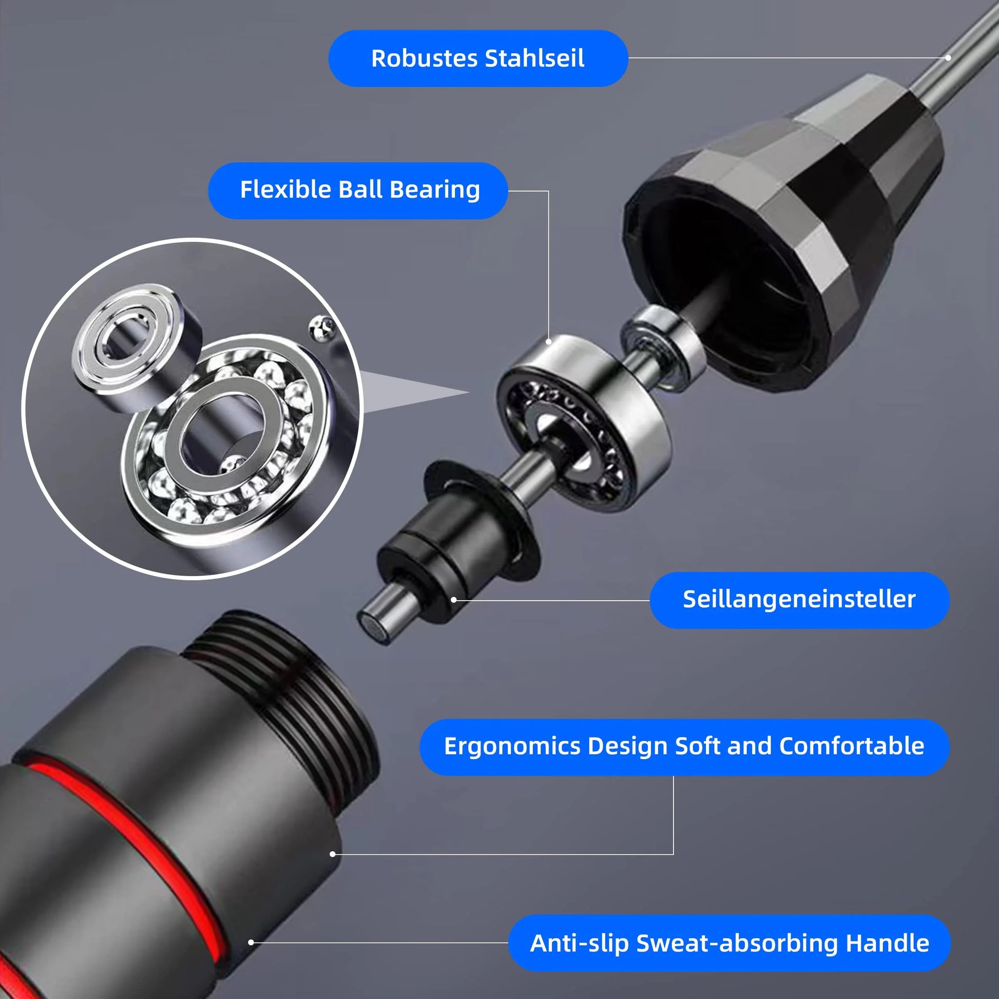 4 Pack Jump Ropes, Portable Adjustable Jump Ropes for Fitness, Anti-Skid Design, Tangle-Free Experience, Jumprope for Home School Gym