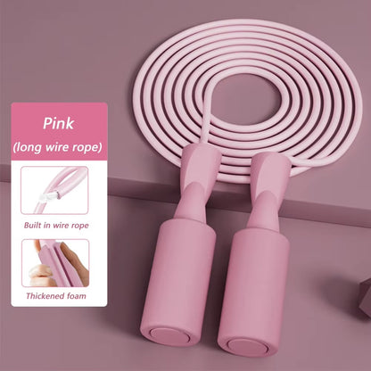 Adjustable Speed Cordless Jump Rope for Gym Fitness Training, Skipping Workout Gear